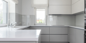 Complete white kitchen