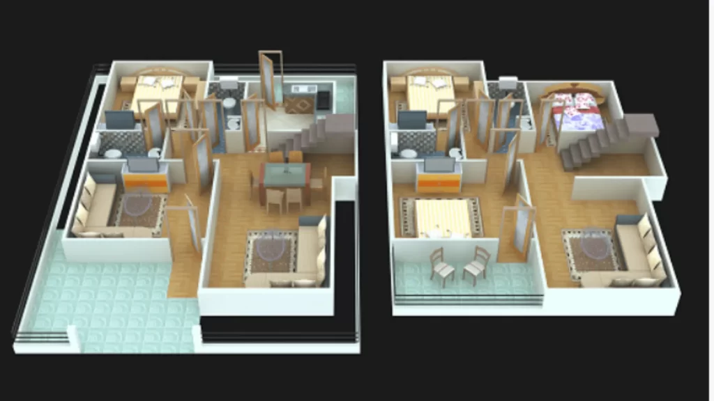 3D floor plan