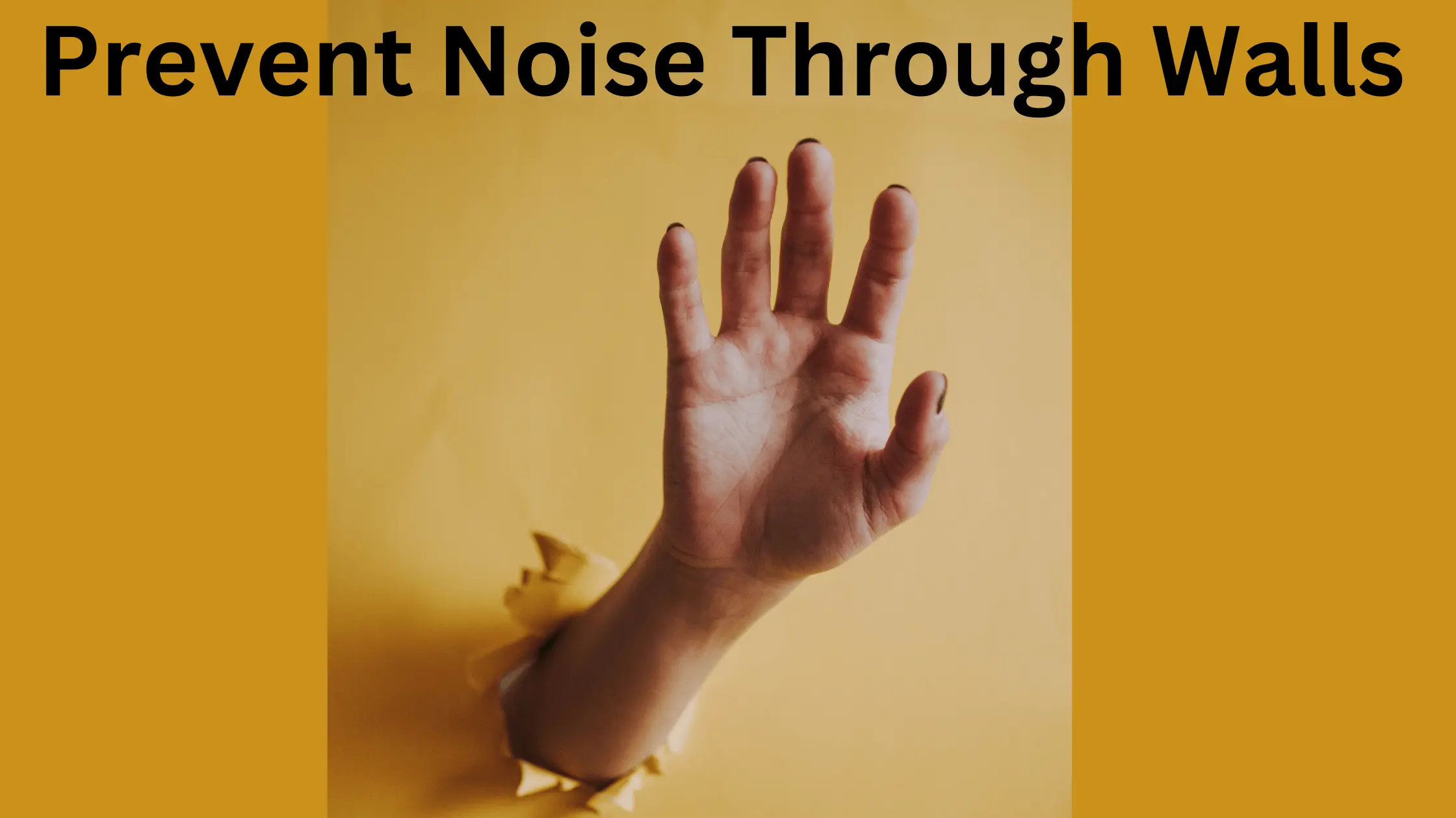 Prevent Noise Through Walls